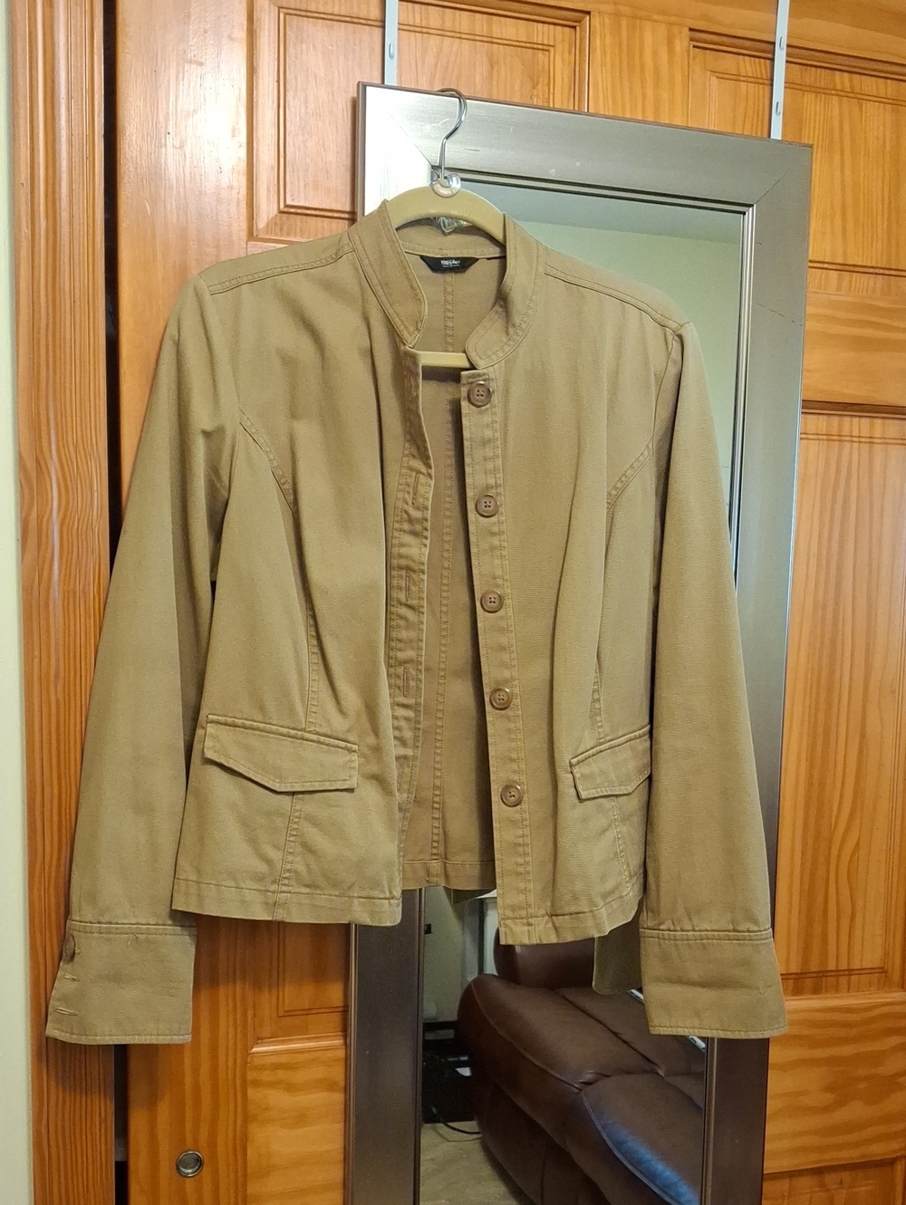 Women's Lightweight Beige Utility Jacket
